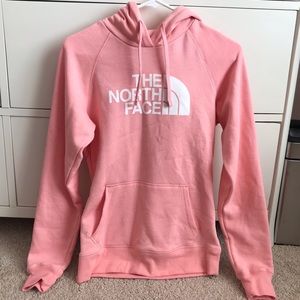 Peach Pink North Face Sweatshirt